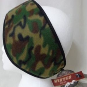 Men's Adjustable Fleece Camo Headband Ear Warmer